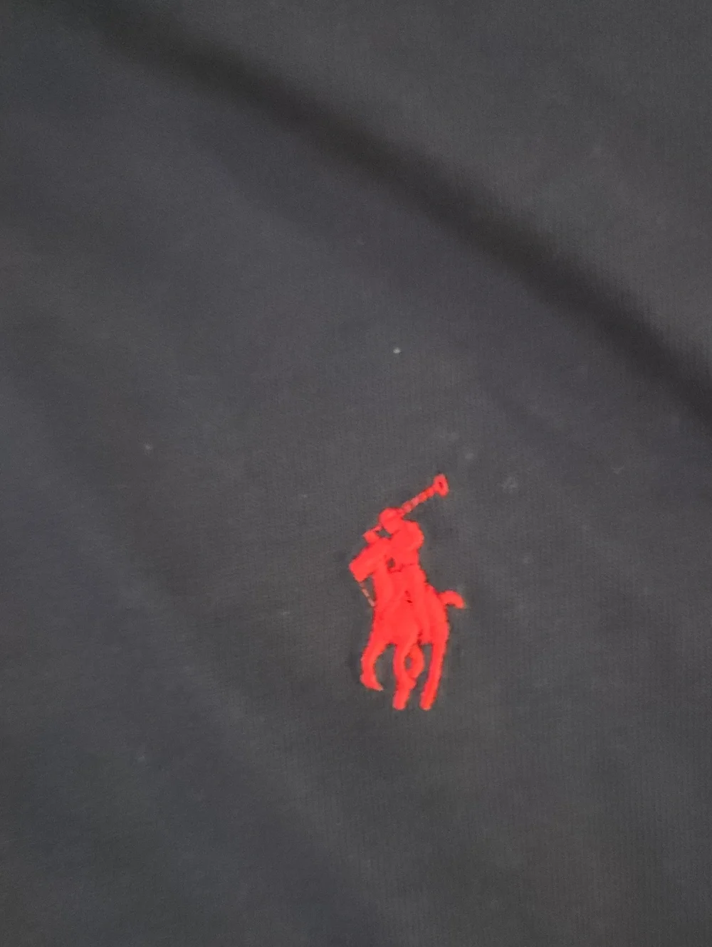 Polo Ralph Lauren Men's Jersey Hooded T-Shirt Navy Blue Red Pony - Size M NWT